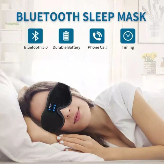 3D Eye Mask Bluetooth 5.0 Sleep Mask with Stereo Sound